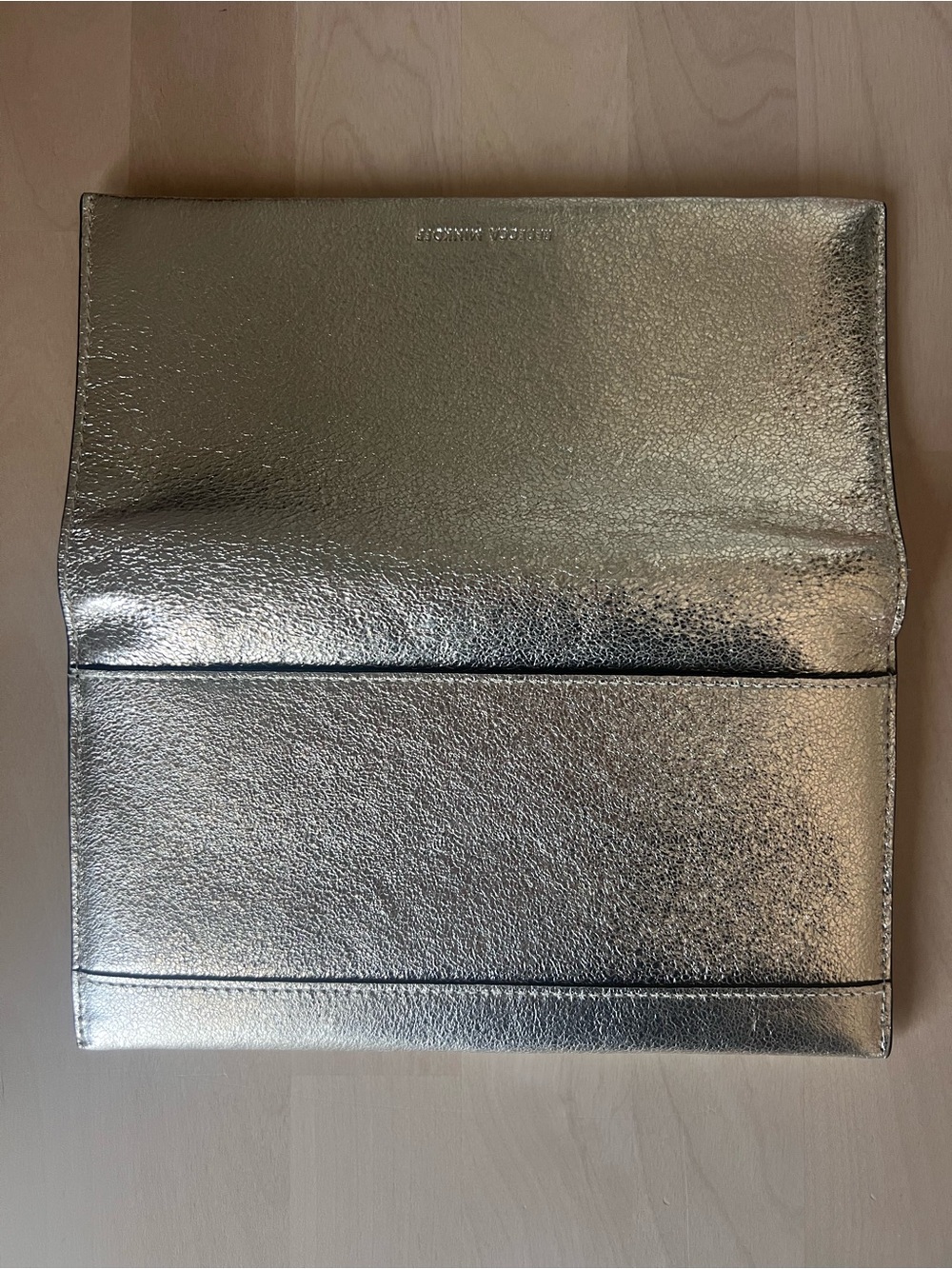 Rebecca Minkoff Metallic Gold Fold-Over Clutch - Picture 5 of 5